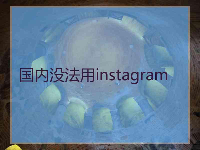 国内没法用instagram