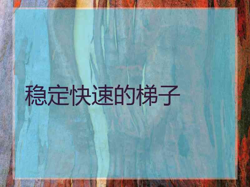 稳定快速的梯子