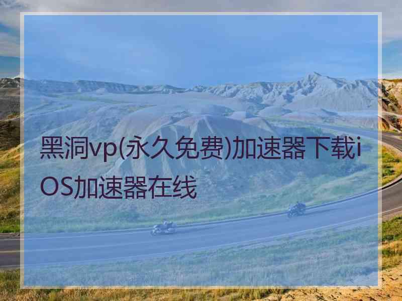 黑洞vp(永久免费)加速器下载iOS加速器在线