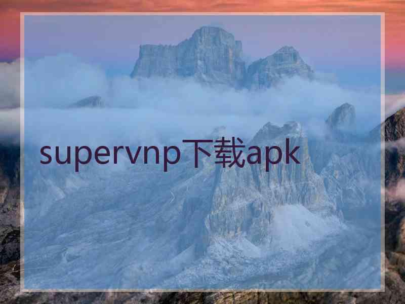 supervnp下载apk