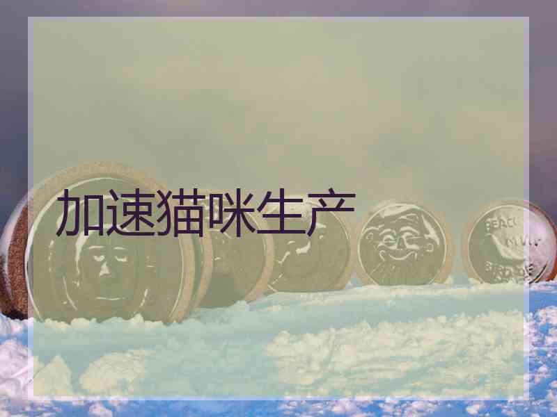加速猫咪生产