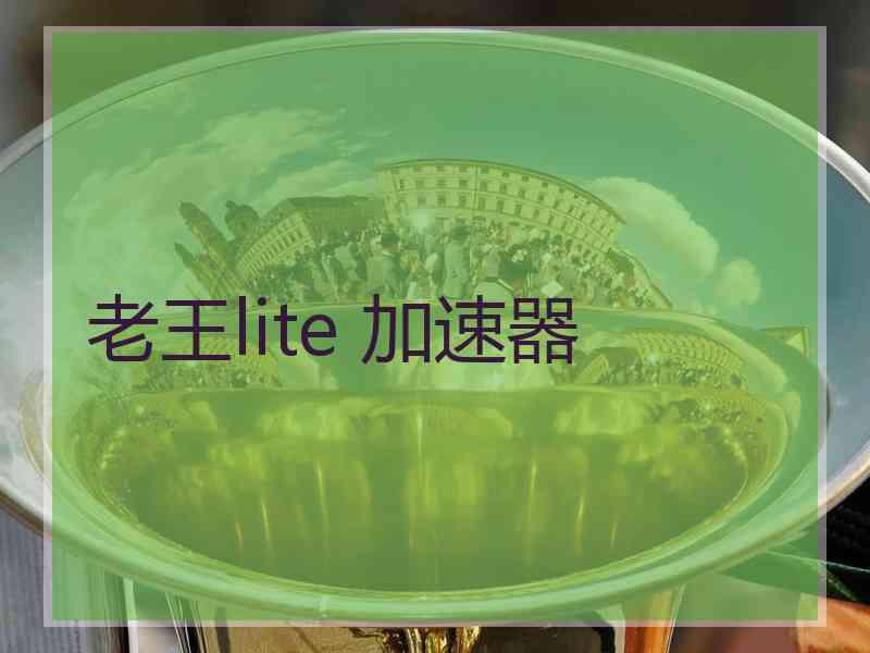 老王lite 加速器