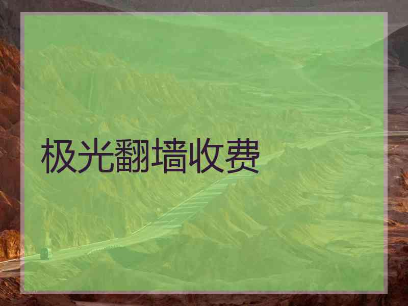 极光翻墙收费