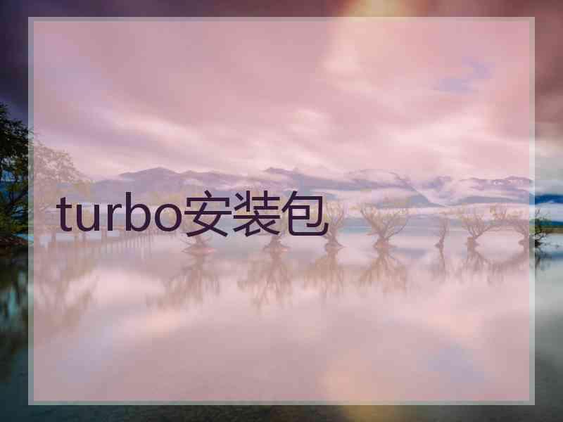 turbo安装包