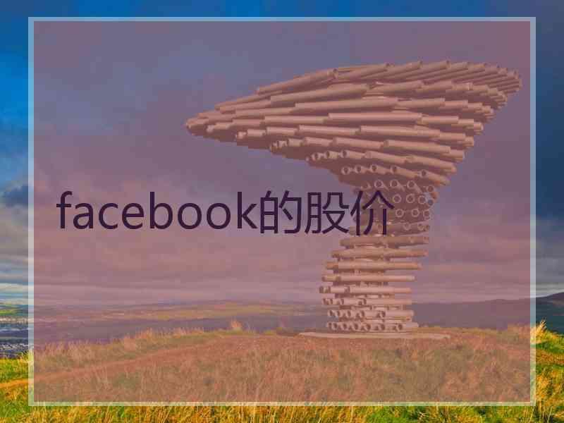 facebook的股价