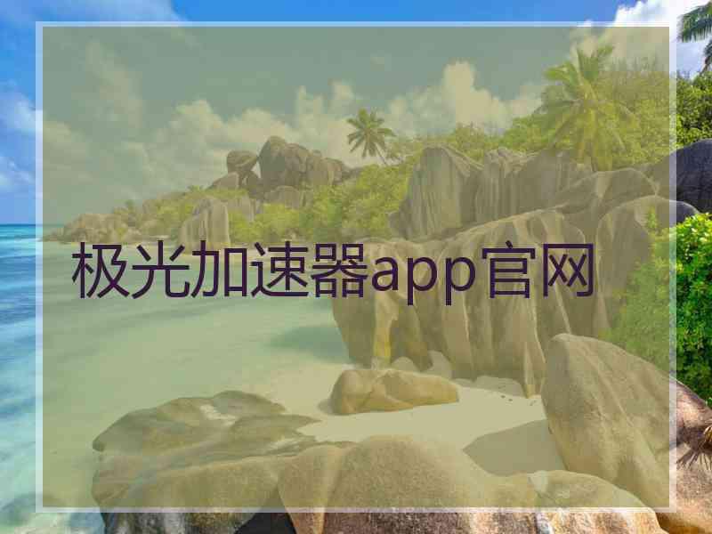 极光加速器app官网