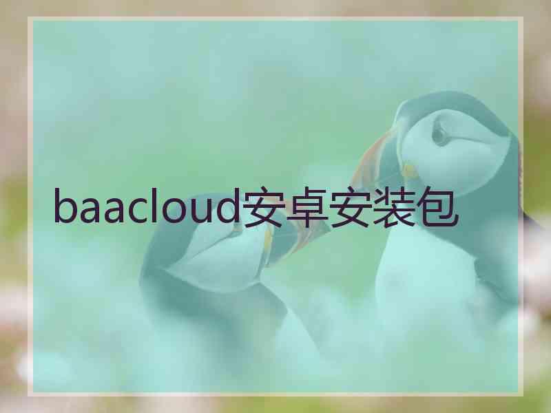 baacloud安卓安装包