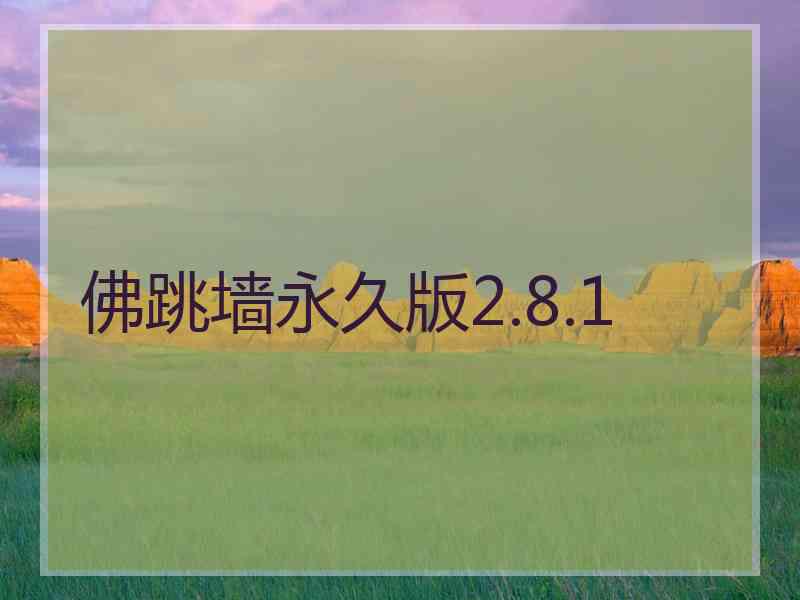 佛跳墙永久版2.8.1