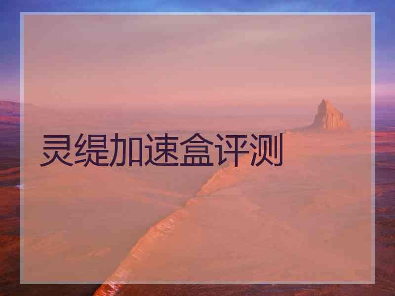 灵缇加速盒评测