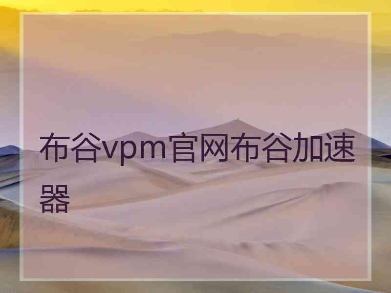 布谷vpm官网布谷加速器