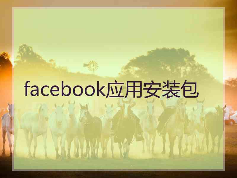 facebook应用安装包