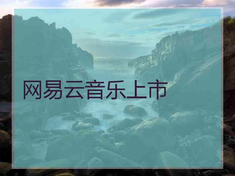 网易云音乐上市
