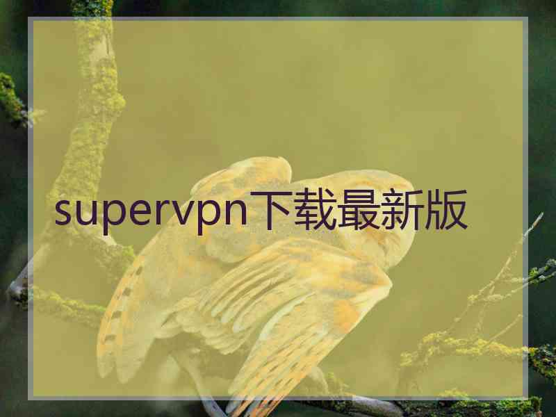 supervpn下载最新版