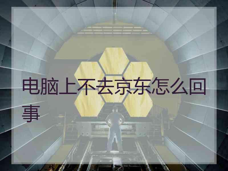 电脑上不去京东怎么回事