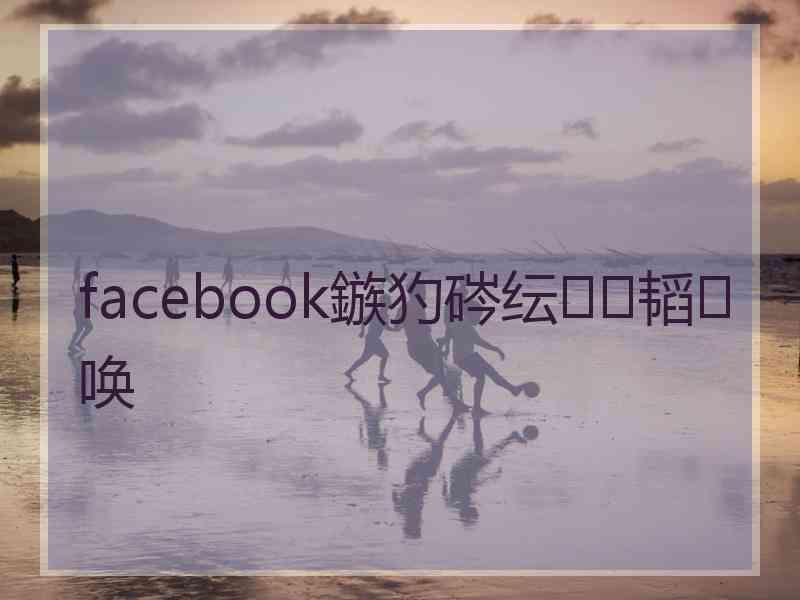 facebook鏃犳硶纭韬唤