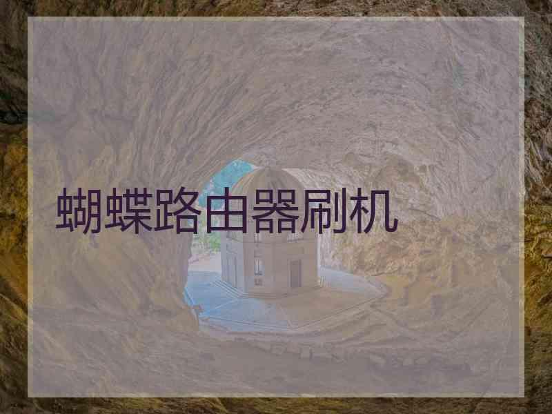 蝴蝶路由器刷机