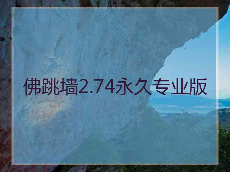 佛跳墙2.74永久专业版