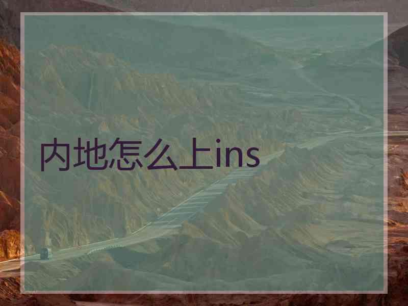 内地怎么上ins